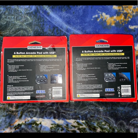 Sega Genesis controllers ONLY (NEW) - Picture 2 of 4